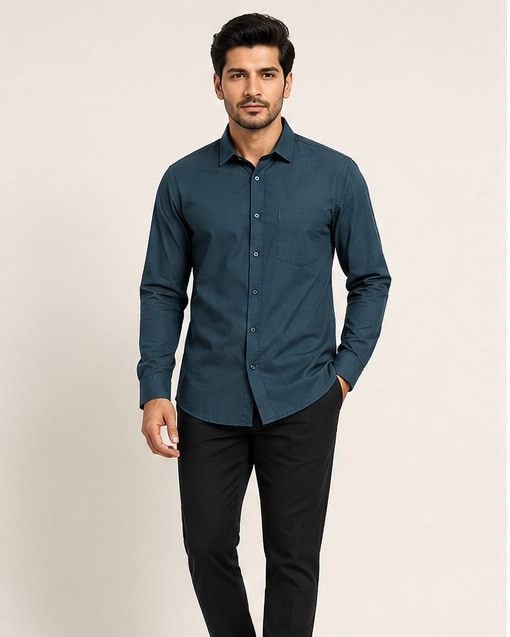 Forest Linen Shirt, Levoke shirts