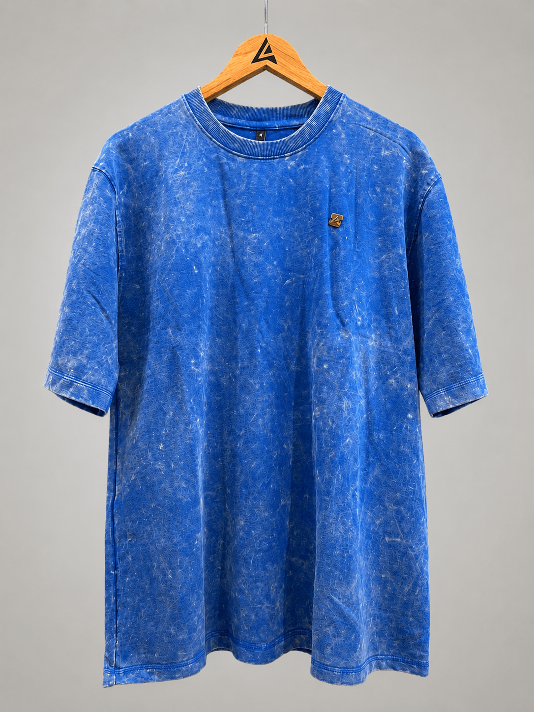 Acidwash Oversized Tee in Acidwash Charcoal, view 2