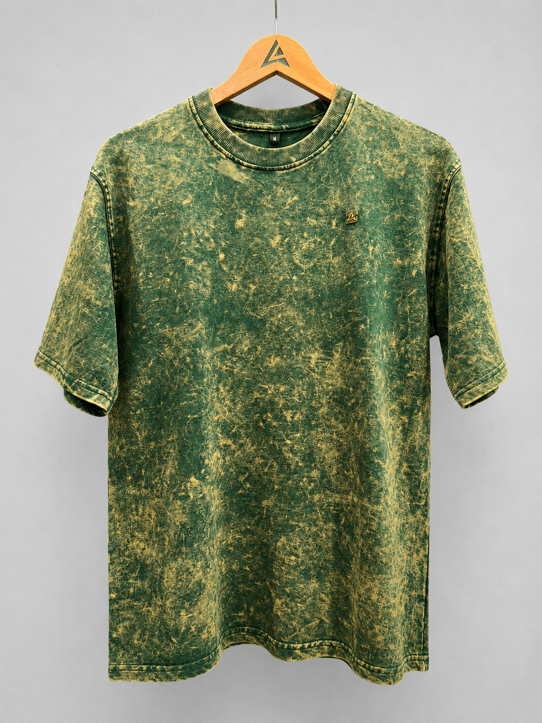 Acidwash Oversized Tee in Acidwash Charcoal, view 3