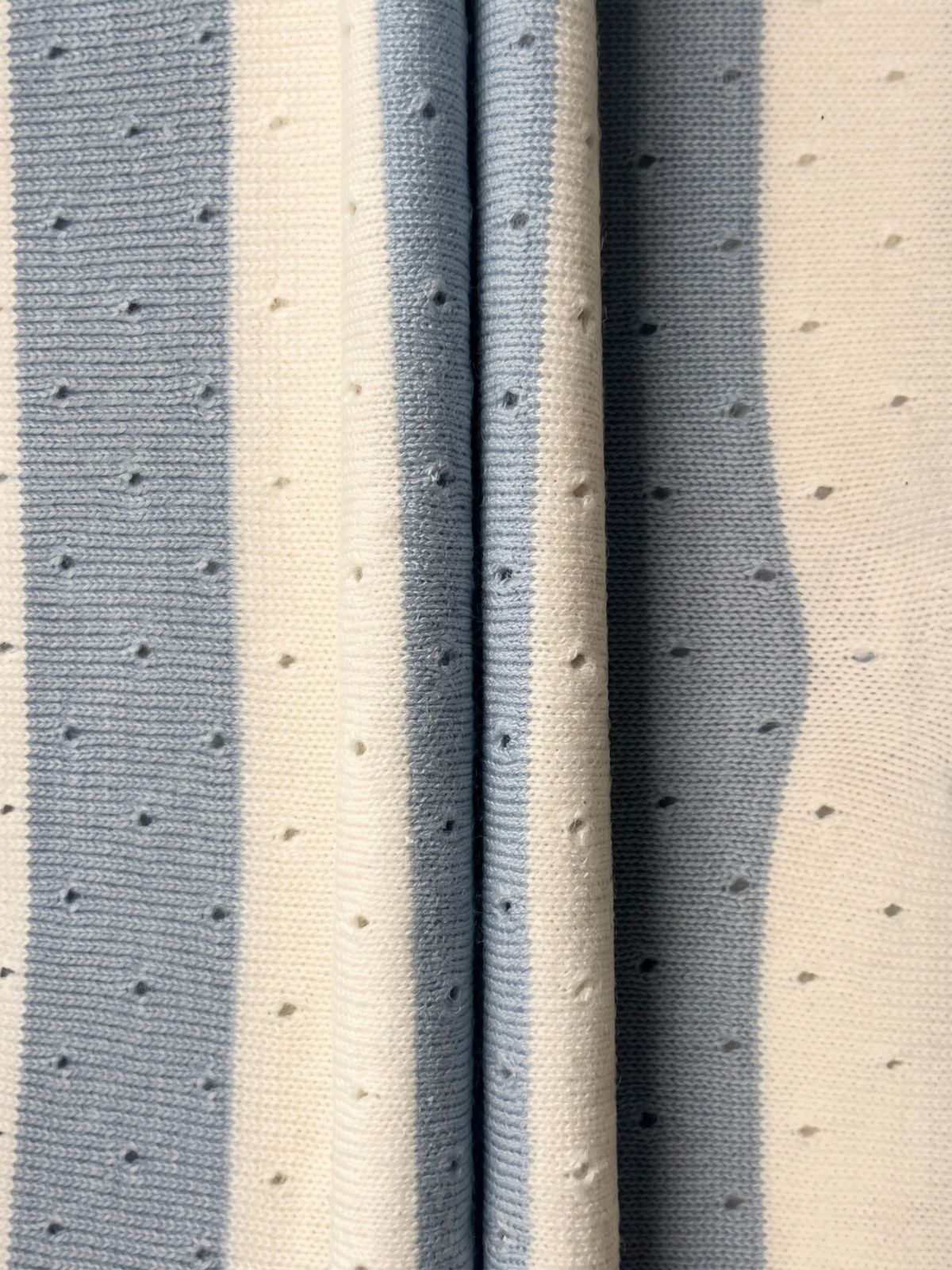 Air Knit Striped Polo in Sage Green, view 5
