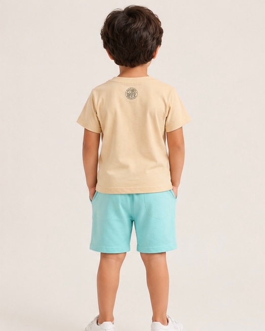 Explorer Applique Co-ord Set in Teal, view 2