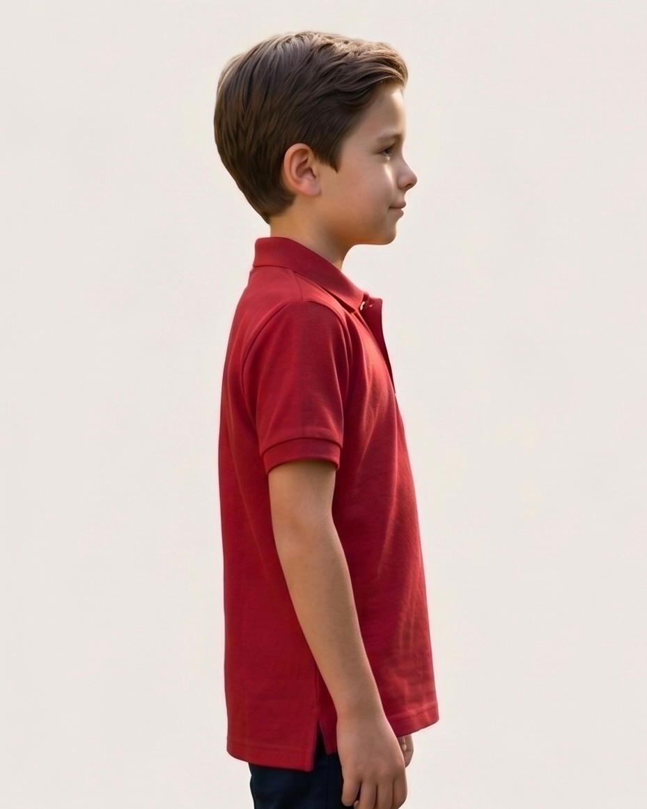 Hero Piqué Polo in Sport Red, view 2