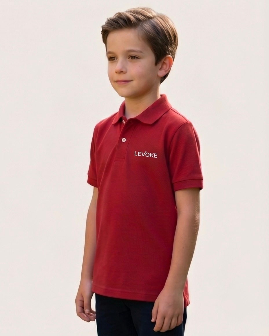 Hero Piqué Polo in Sport Red, view 4